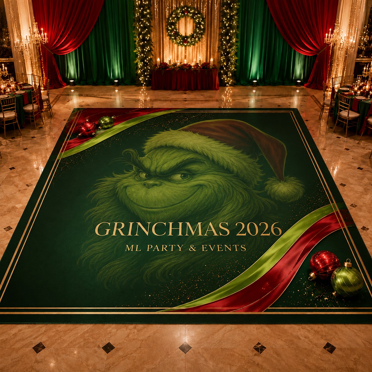 Winter Wonderland Christmas event styling
